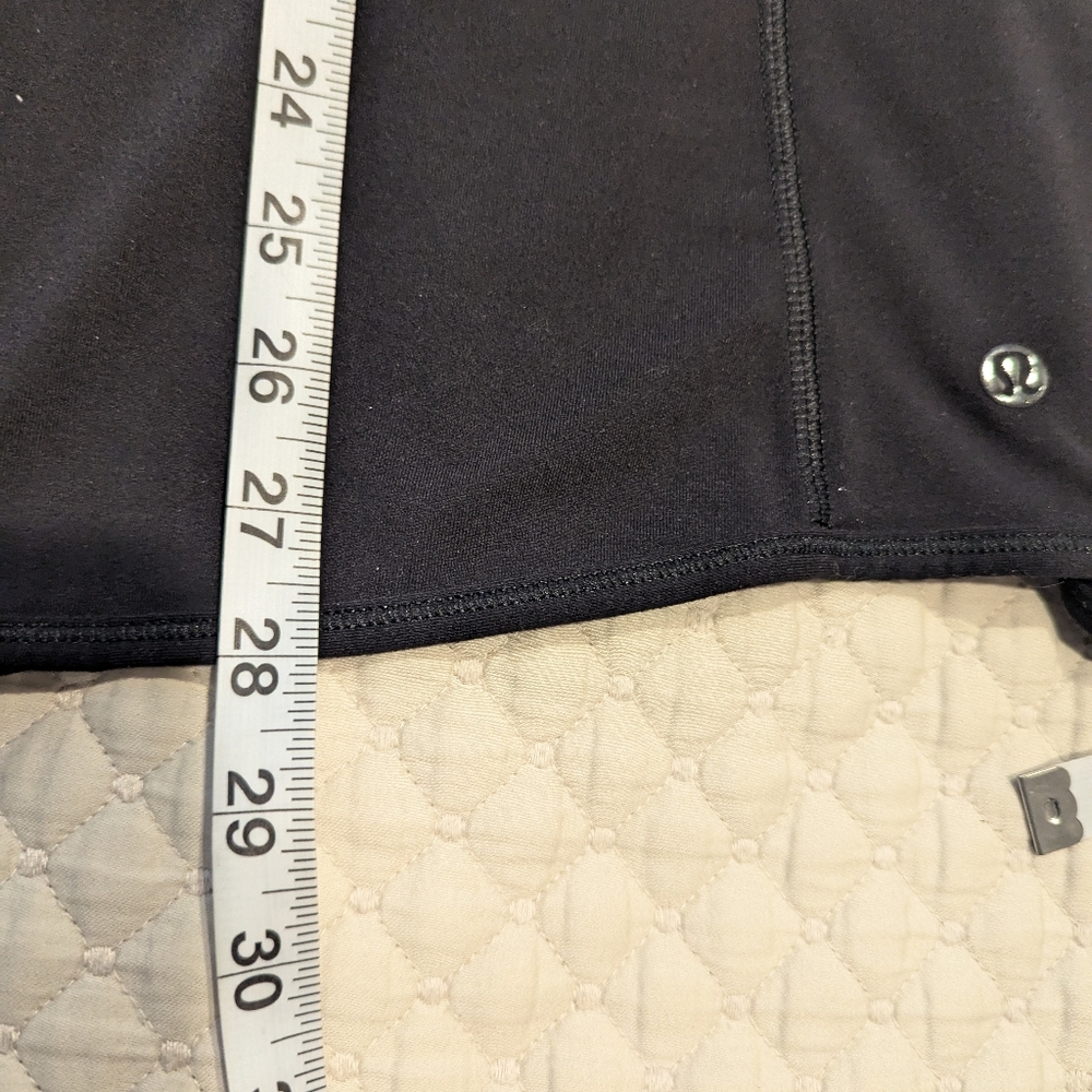 LULULEMON Making Moves Long Sleeve Top Pleated Back Panel Black Large - Picture 9 of 9